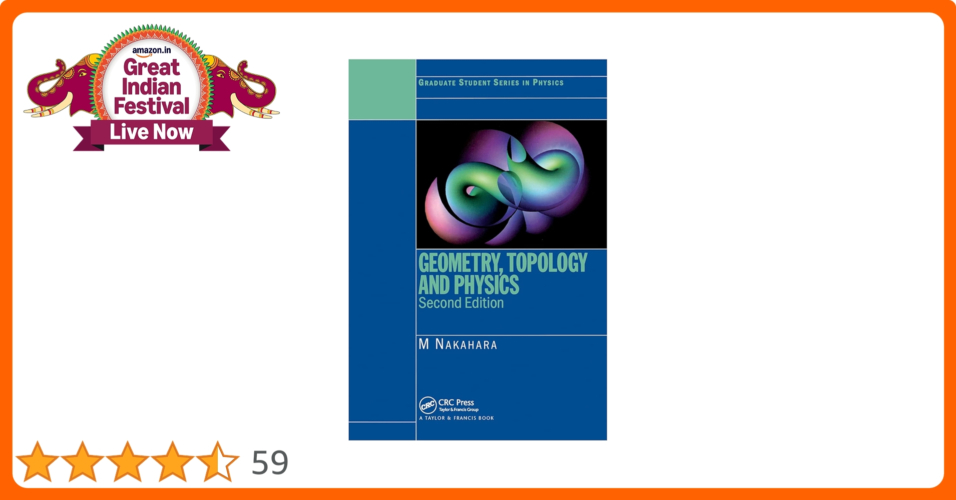 Buy Geometry, Topology and Physics Book Online at Low Prices